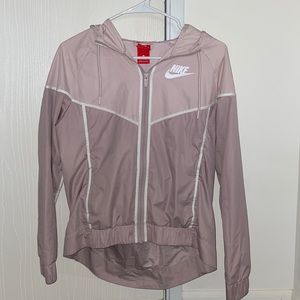 Nike windbreaker, dusty rose color